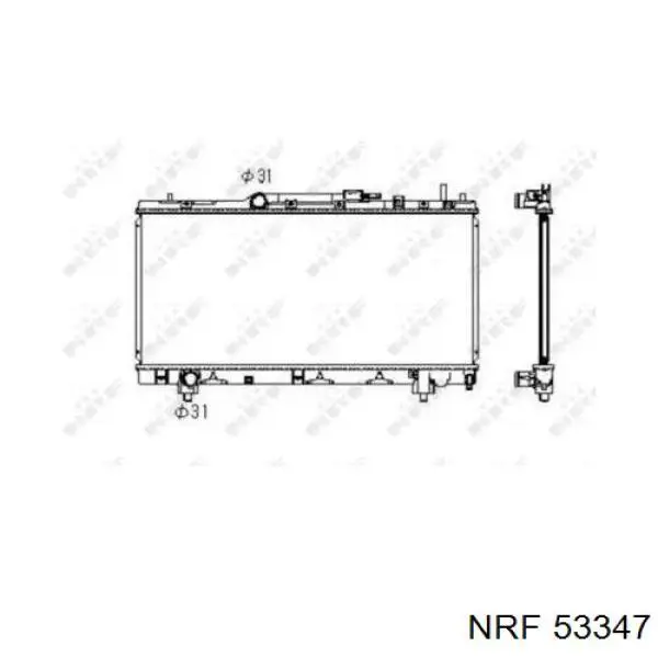 53347 NRF Радиатор основной