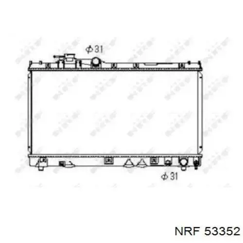 Радиатор 53352 NRF