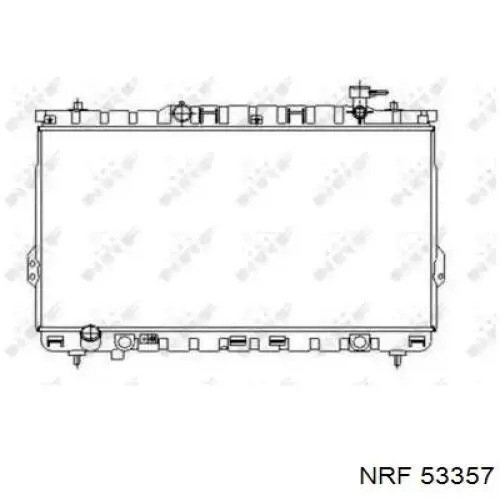 53357 NRF радиатор