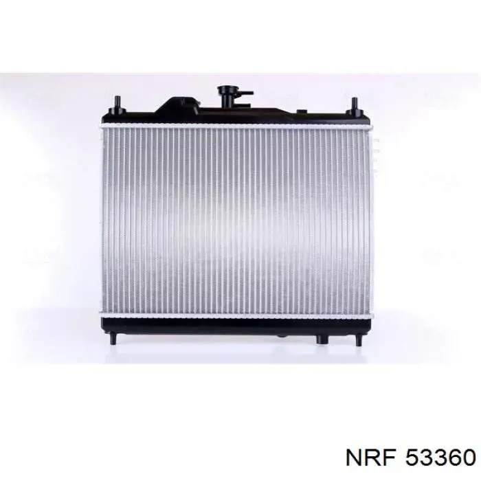 Radiador refrigeración del motor 53360 NRF