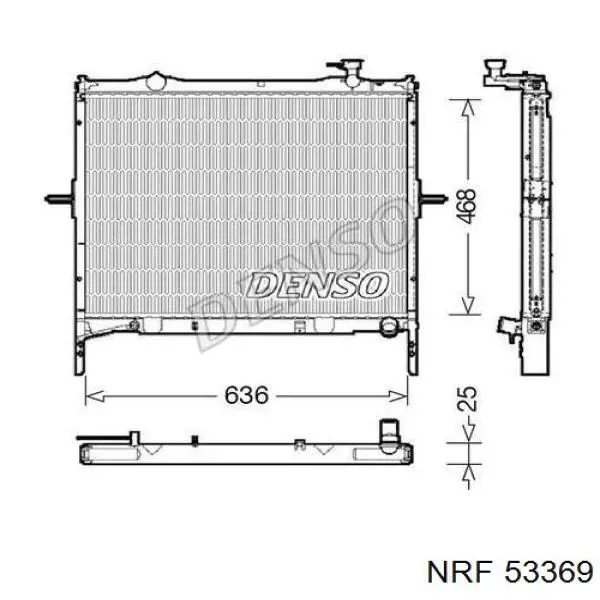 53369 NRF Радиатор основной