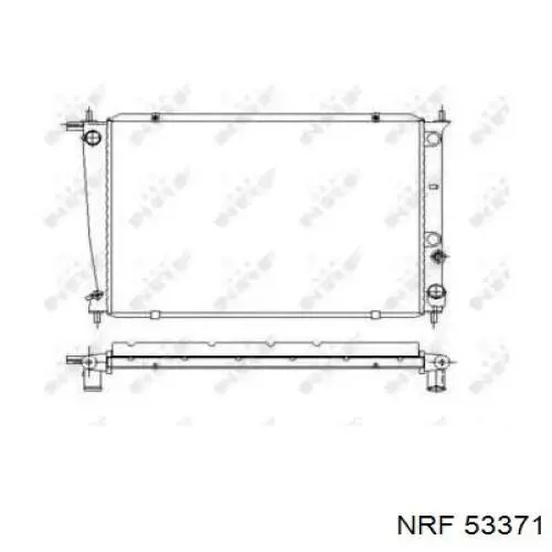 53371 NRF радиатор