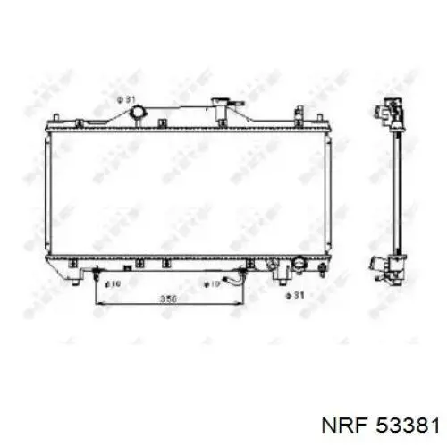 FP 70 A1311-KY Koyorad радиатор