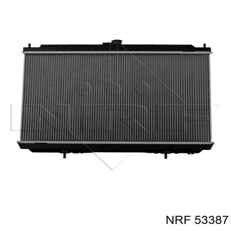 Radiador refrigeración del motor 53387 NRF