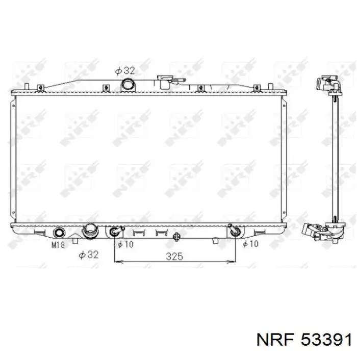 R12207 Sato Tech Радиатор основной