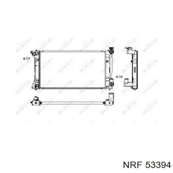 53394 NRF радиатор