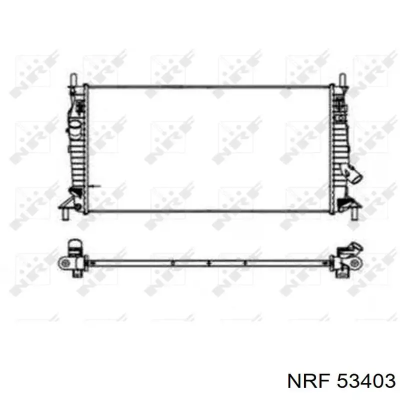 53403 NRF радиатор