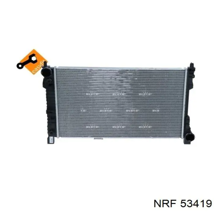 Radiador refrigeración del motor 53419 NRF