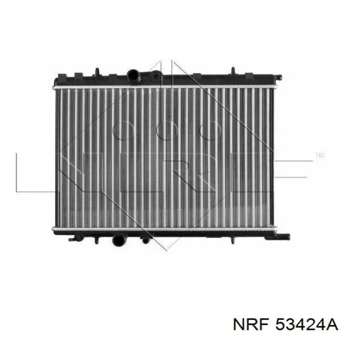 Radiador refrigeración del motor 53424A NRF