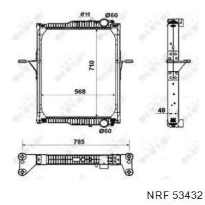 Радиатор D7RV014TT Thermotec