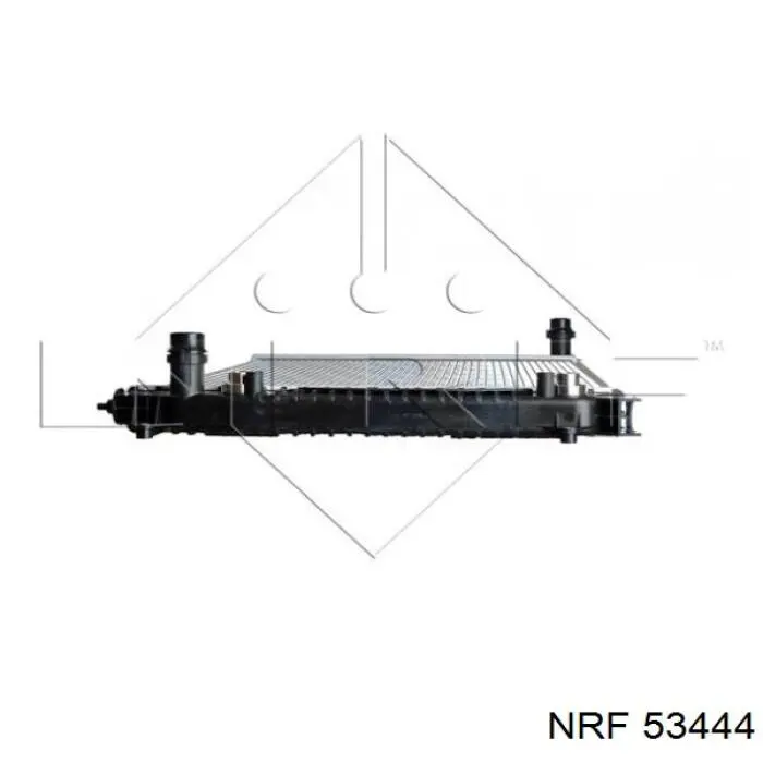 Radiador refrigeración del motor 53444 NRF