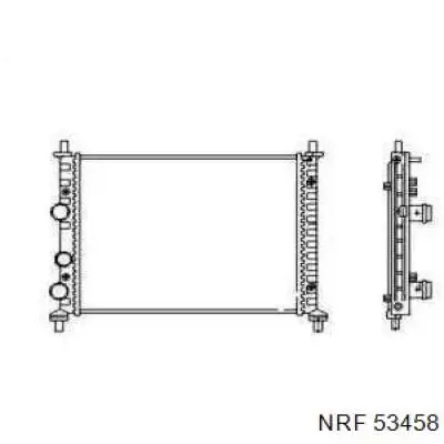 53458 NRF радиатор