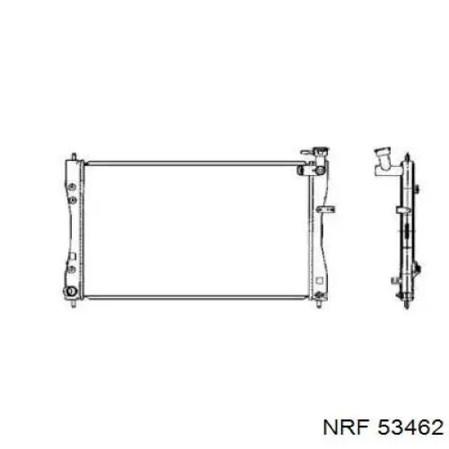 53462 NRF радиатор