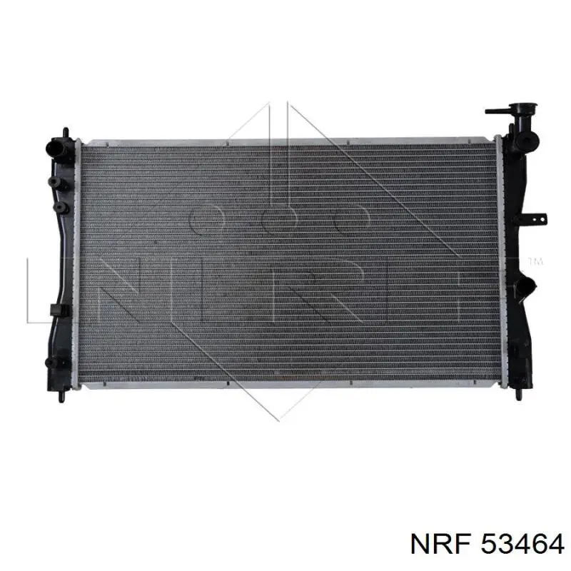 Radiador refrigeración del motor 53464 NRF