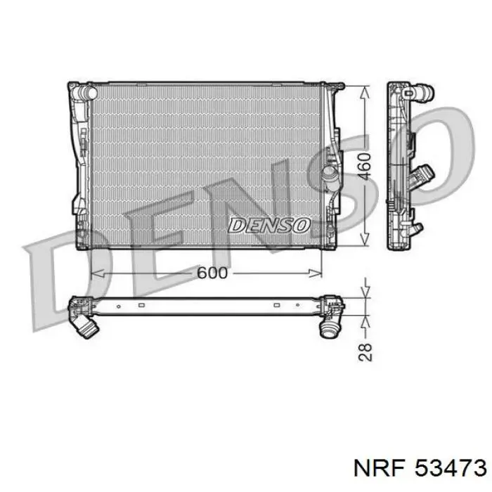 Радиатор охлаждения Hart 611940
