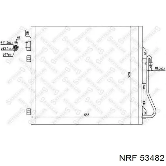 53482 NRF Радиатор основной