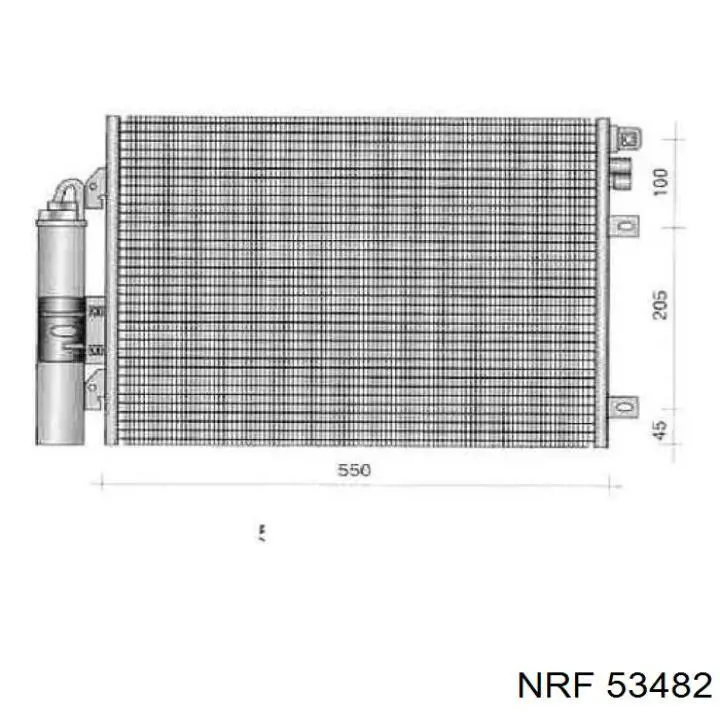 Радиатор охлаждения двигателя NRF 53482 цена, от 76.96 USD