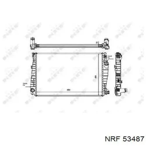 Купить 60694769 Fiat/Alfa/Lancia Радиатор водяной