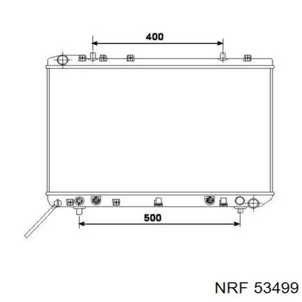 53499 NRF Радиатор основной