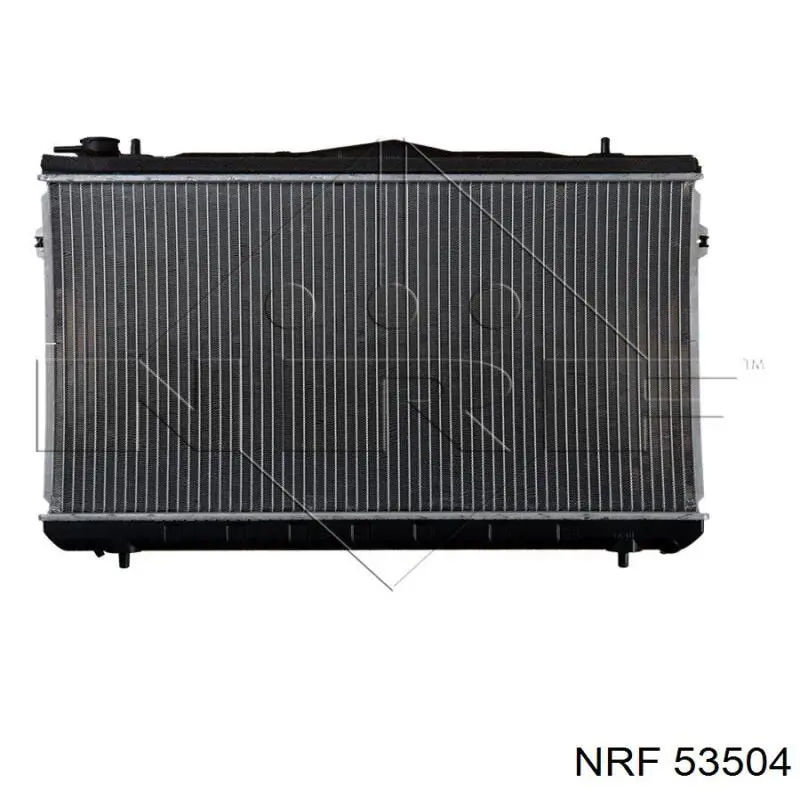 Radiador refrigeración del motor 53504 NRF