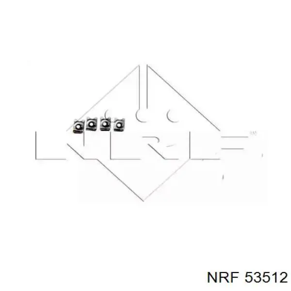 53512 NRF радиатор