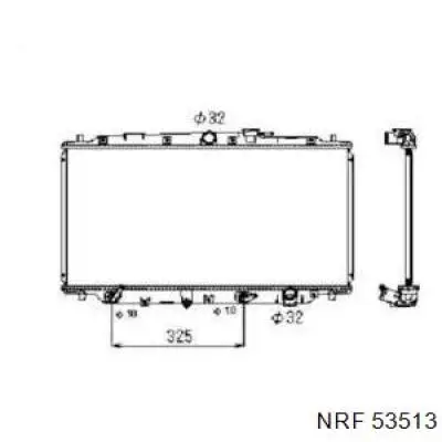 Радиатор 53513 NRF