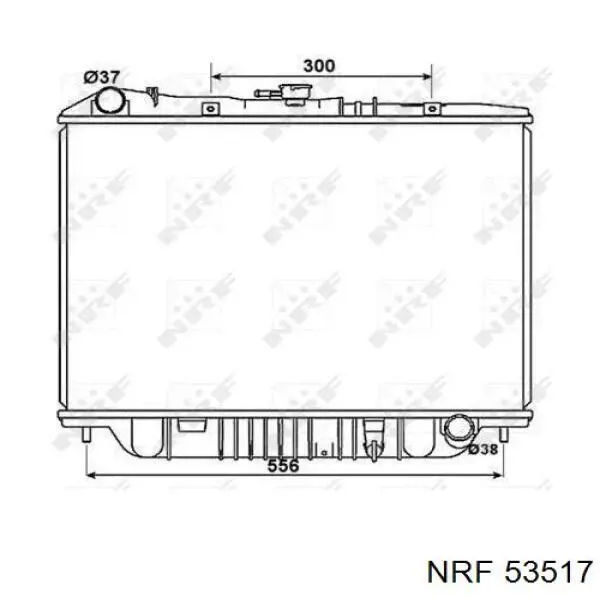 53517 NRF радиатор