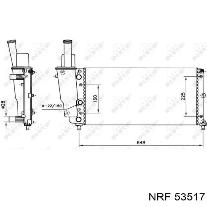 Радиатор 17400397 Profit