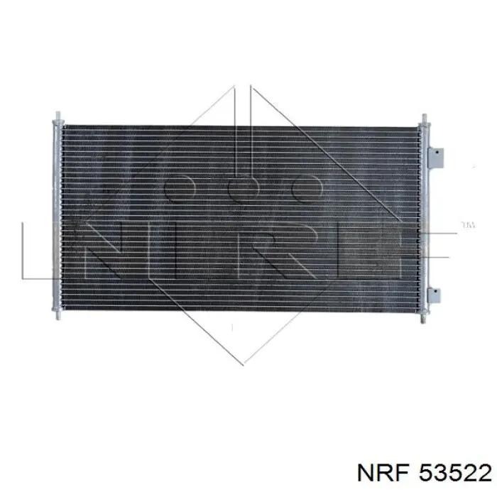 Radiador refrigeración del motor 53522 NRF