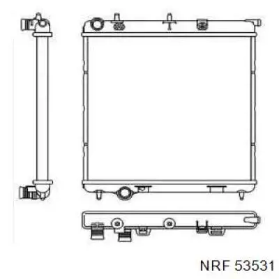 53531 NRF радиатор