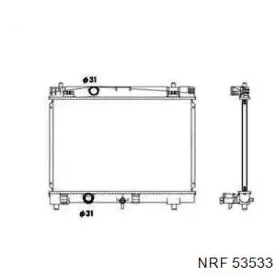 53533 NRF радиатор