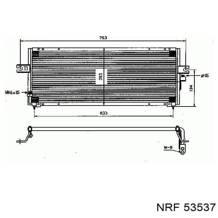 Радиатор охлаждения двигателя Daihatsu 1640087402 цена, от 123.47 USD