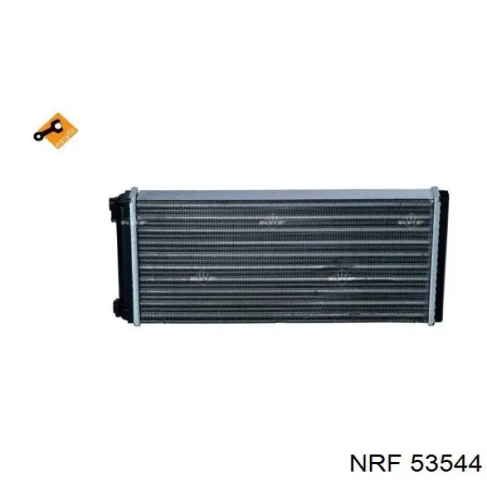 Radiador de calefacción 53544 NRF