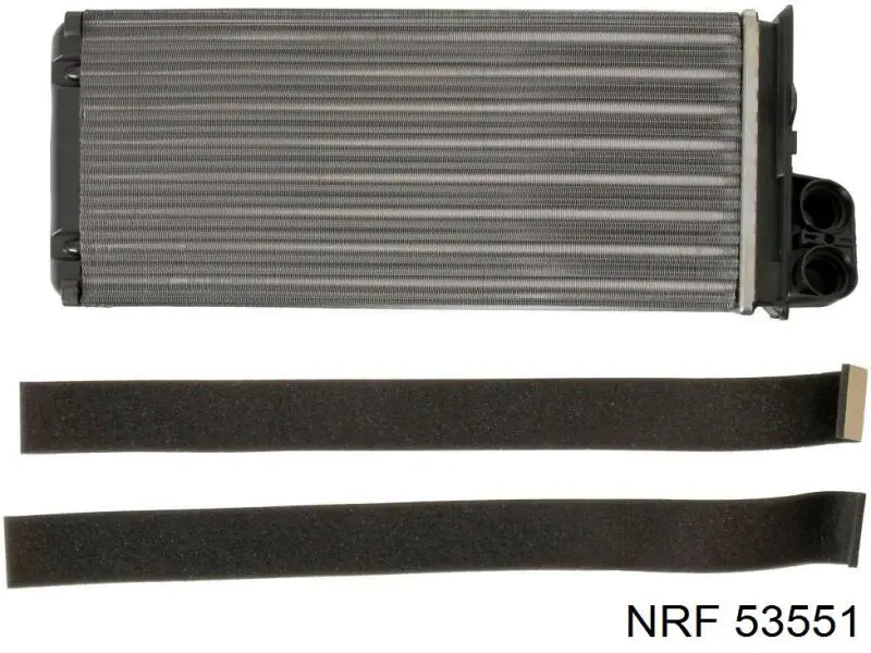 Радиатор печки (отопителя) NRF 53551 цена, от 23.69 USD