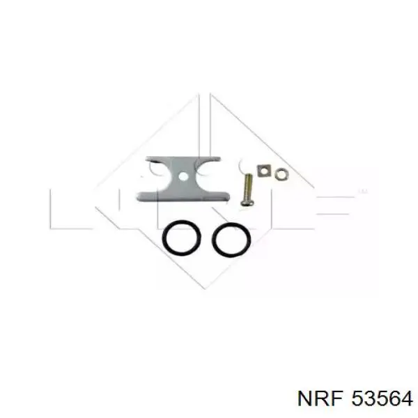 Radiador de forno (de aquecedor) NRF 53564 preço, a partir de 49,72 USD