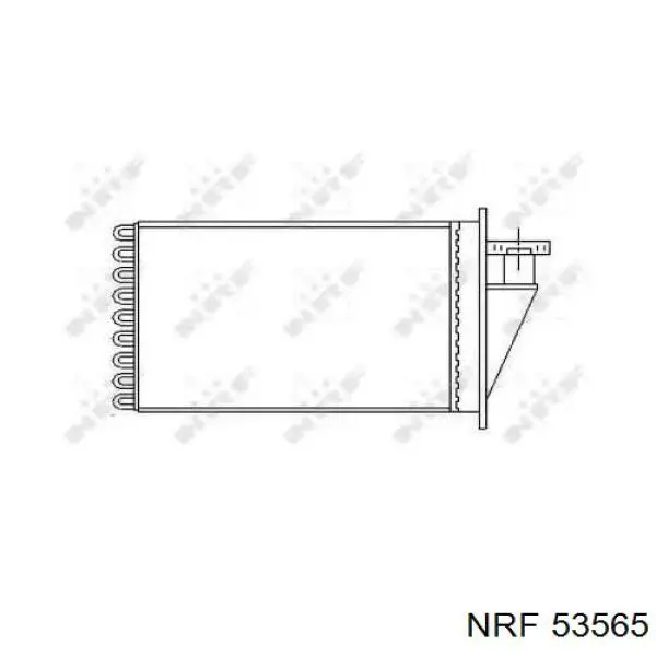 Радиатор печки (отопителя) на Fiat Multipla 186