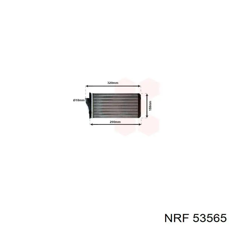 46770757 Fiat/Alfa/Lancia Радиатор отопителя салона