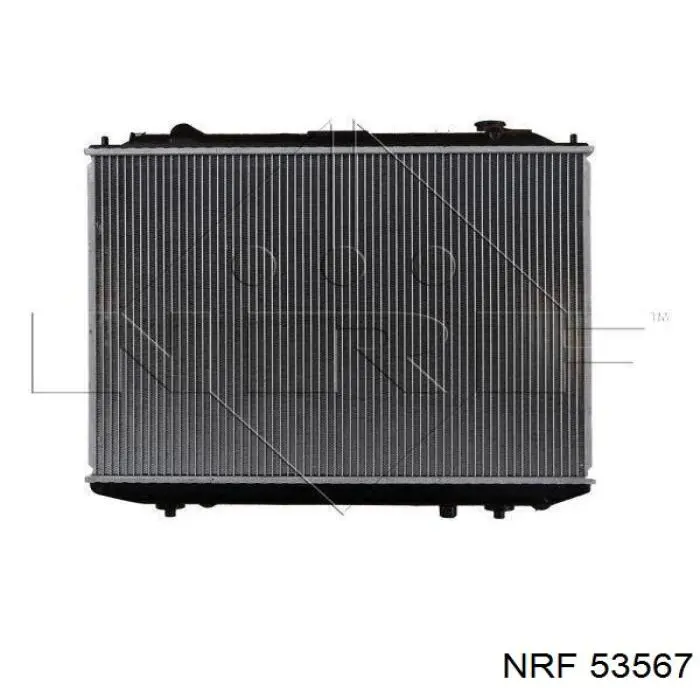 Radiador refrigeración del motor 53567 NRF