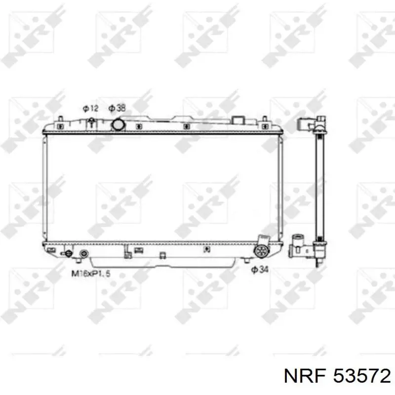 Радиатор охлаждения NRF 53572