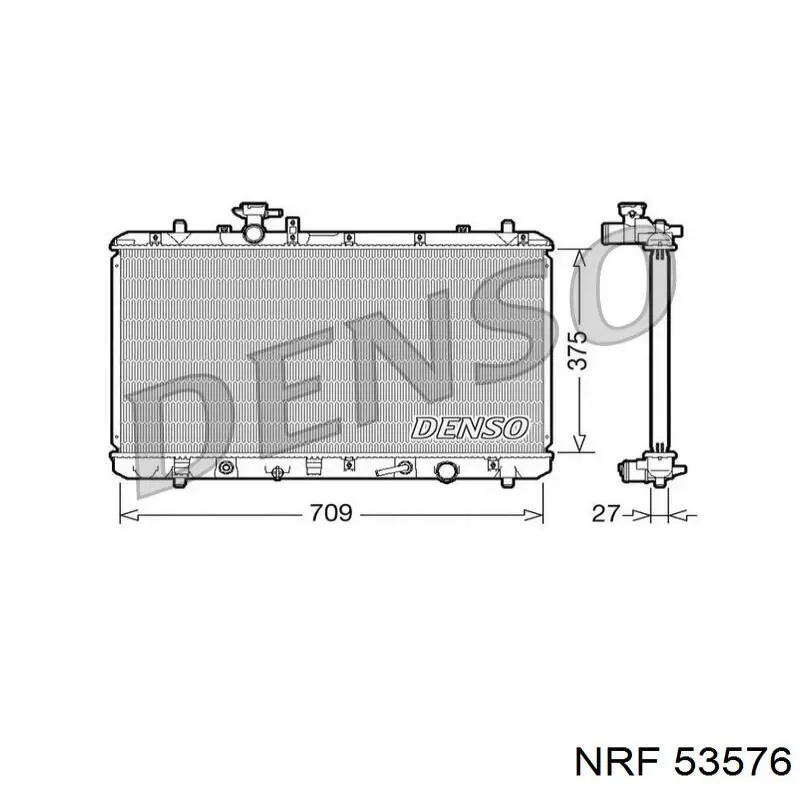 53576 NRF Радиатор основной