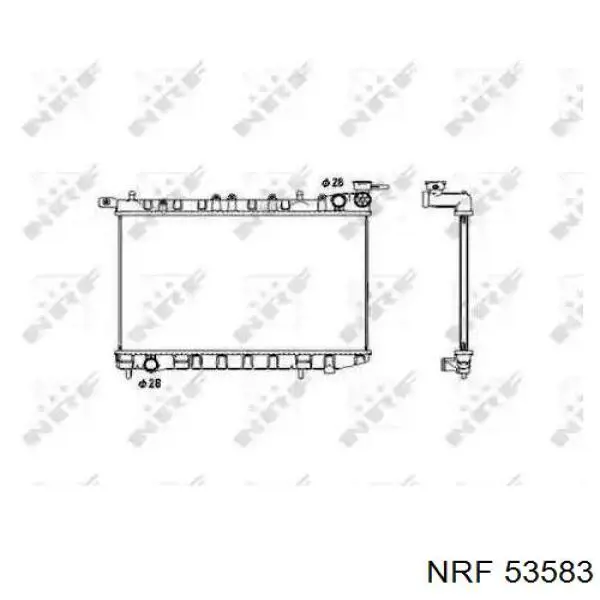 53583 NRF радиатор
