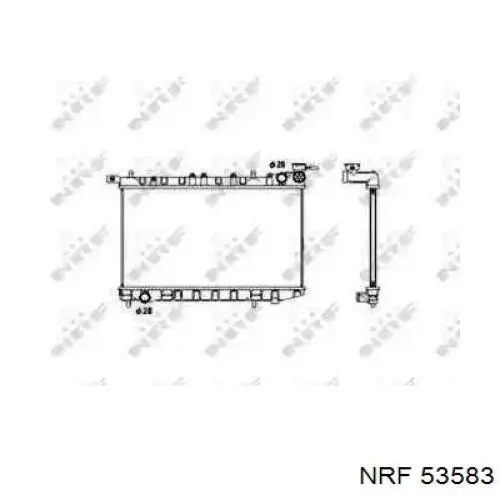 Купить 53583 NRF Радиатор водяной