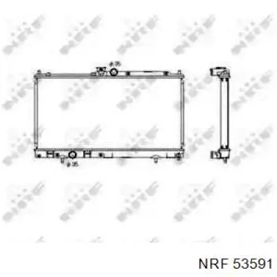 Купить 53591 NRF Радиатор водяной