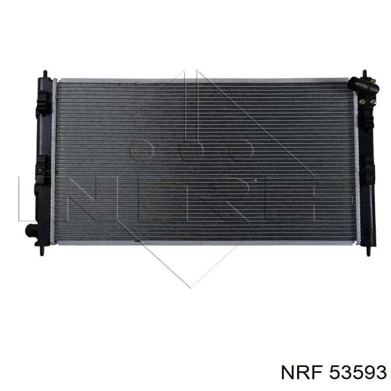 Radiador refrigeración del motor 53593 NRF