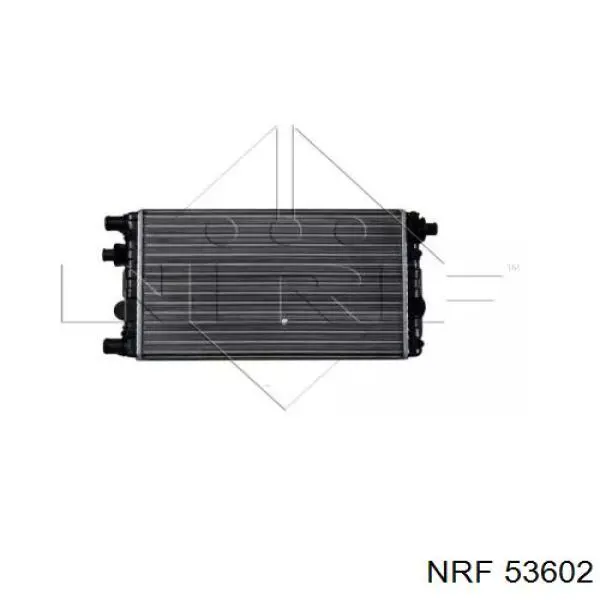 Radiador refrigeración del motor 53602 NRF
