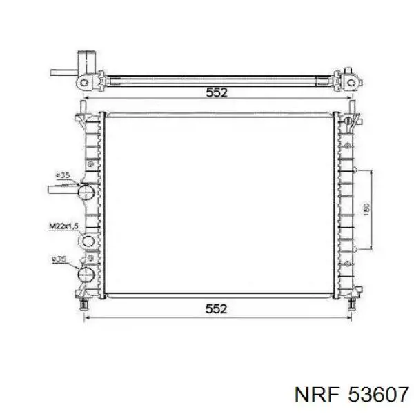 Радиатор охлаждения NRF 53607