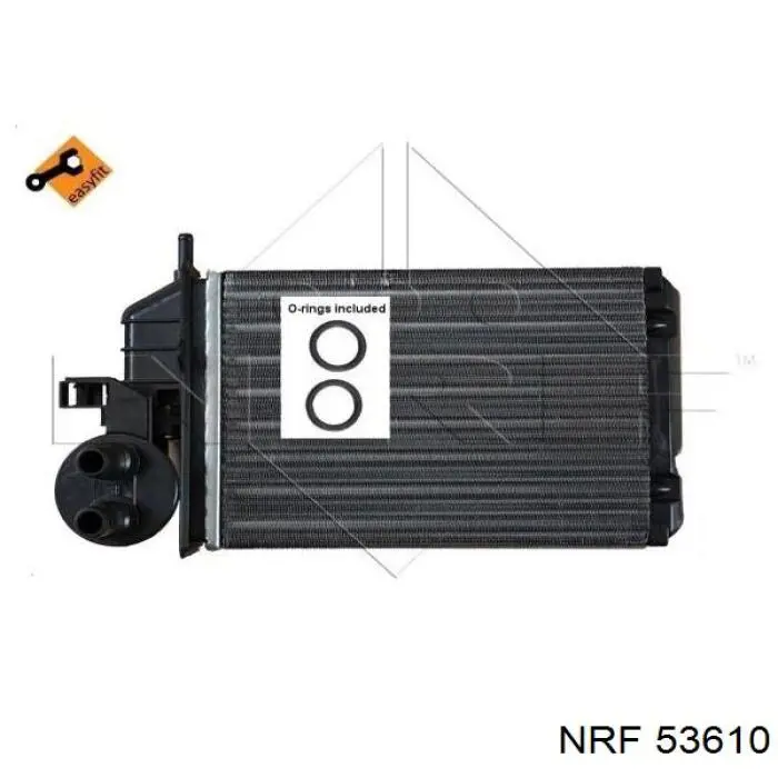 Radiador de calefacción 53610 NRF