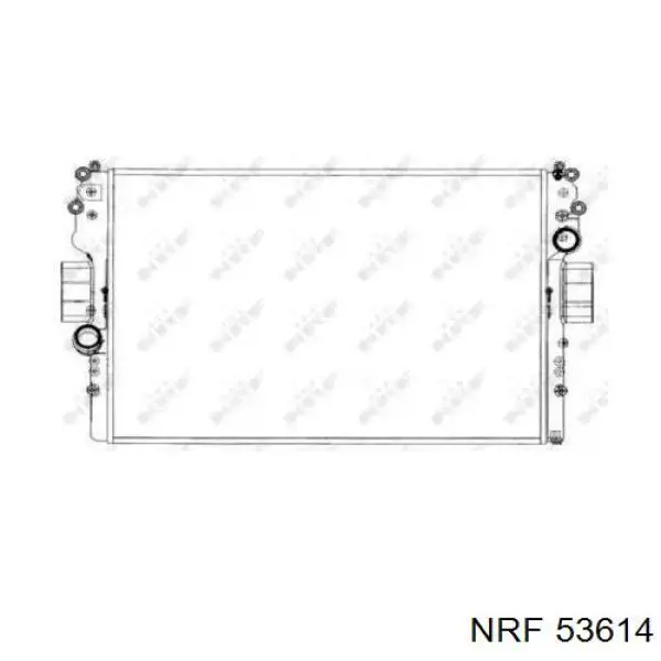 Радиатор 53614 NRF