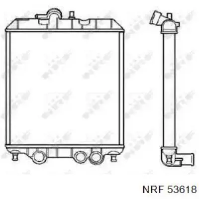 Радиатор 53618 NRF