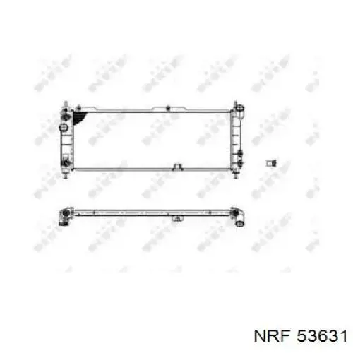 Радиатор 53631 NRF